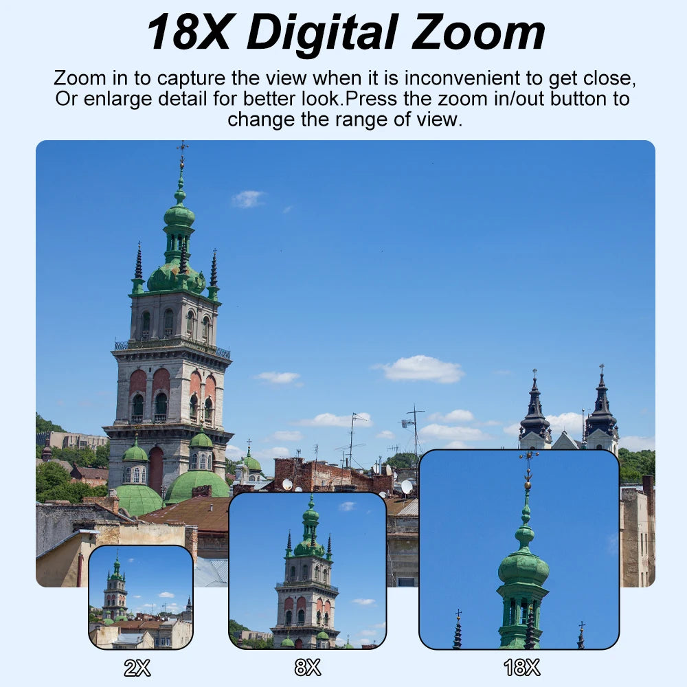 Our life AC600 Digital Camera 4K 64MP UHD Cameras