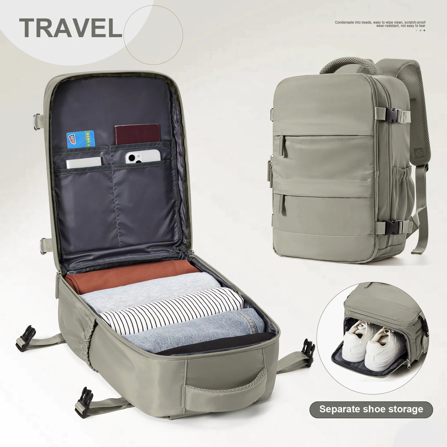 Ryanair Backpack 40x20x25 Cabin Bag Travel Backpack