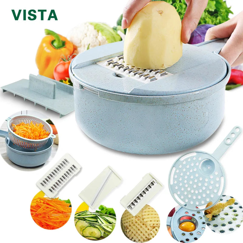 Vegetable Chopper Multifunctional Grater Cutter Kitchen Accessories Manual Fruit Slicer Potato's Shredders Cheese Onions Slicers