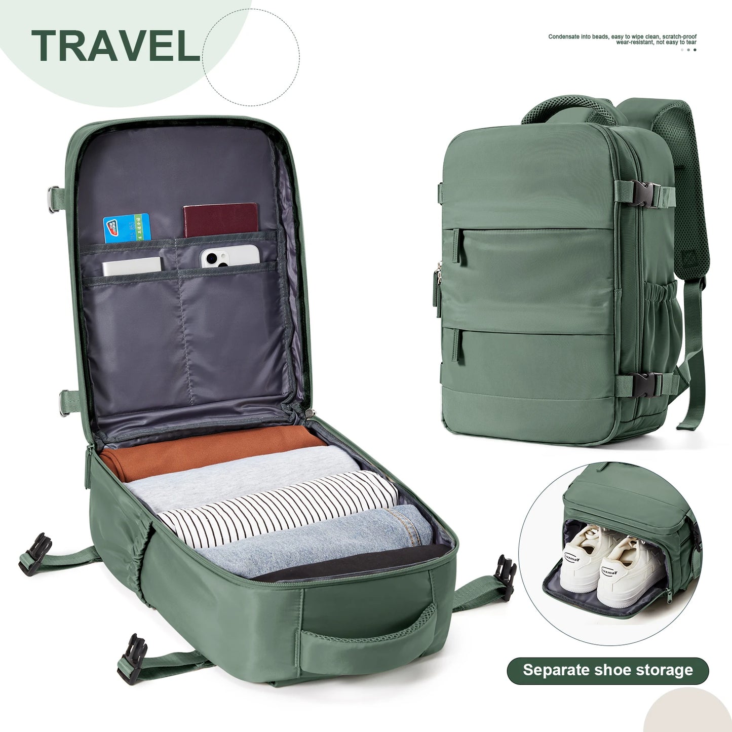 Ryanair Backpack 40x20x25 Cabin Bag Travel Backpack